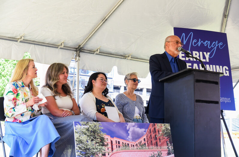 Groundbreaking for the Merage Early Learning Center